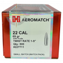 HORNADY 227711 AEROMATCH™ GESCHOSSE .224 69GR HPBT 500 STÜCK